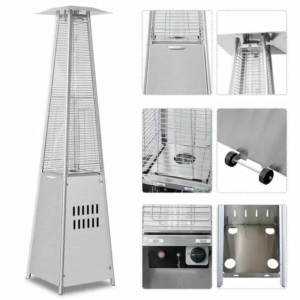 SMARTFLAME Pyramid Dancing Flame Patio Garden Heater