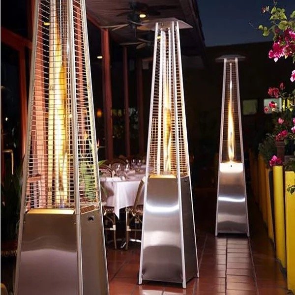 SMARTFLAME Pyramid Dancing Flame Patio Garden Heater