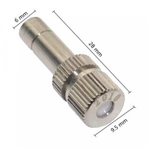 Low Pressure Mist Nozzle Pushfit Anti-Drip Fog Nozzle